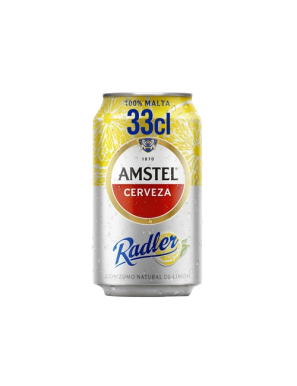 CERVEZA AMSTEL ZUMO LIMON RADLER LATA/33.CL