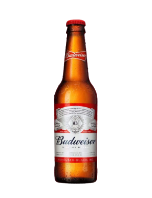 CERVEZA BUDWEISER VIDRIO BOTELLA 33 CL