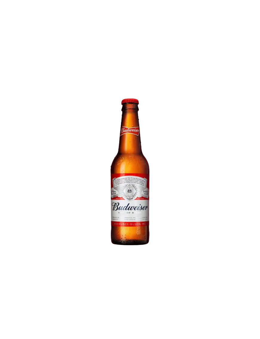 CERVEZA BUDWEISER VIDRIO BOTELLA 33 CL