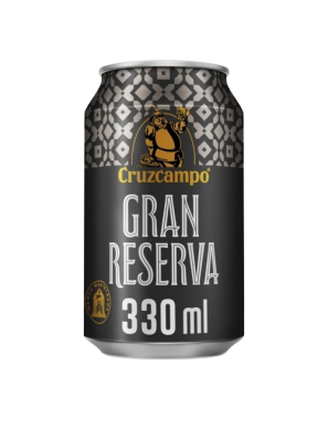 CERVEZA CRUZCAMPO GRAN RESERVA LATA-33.CL.