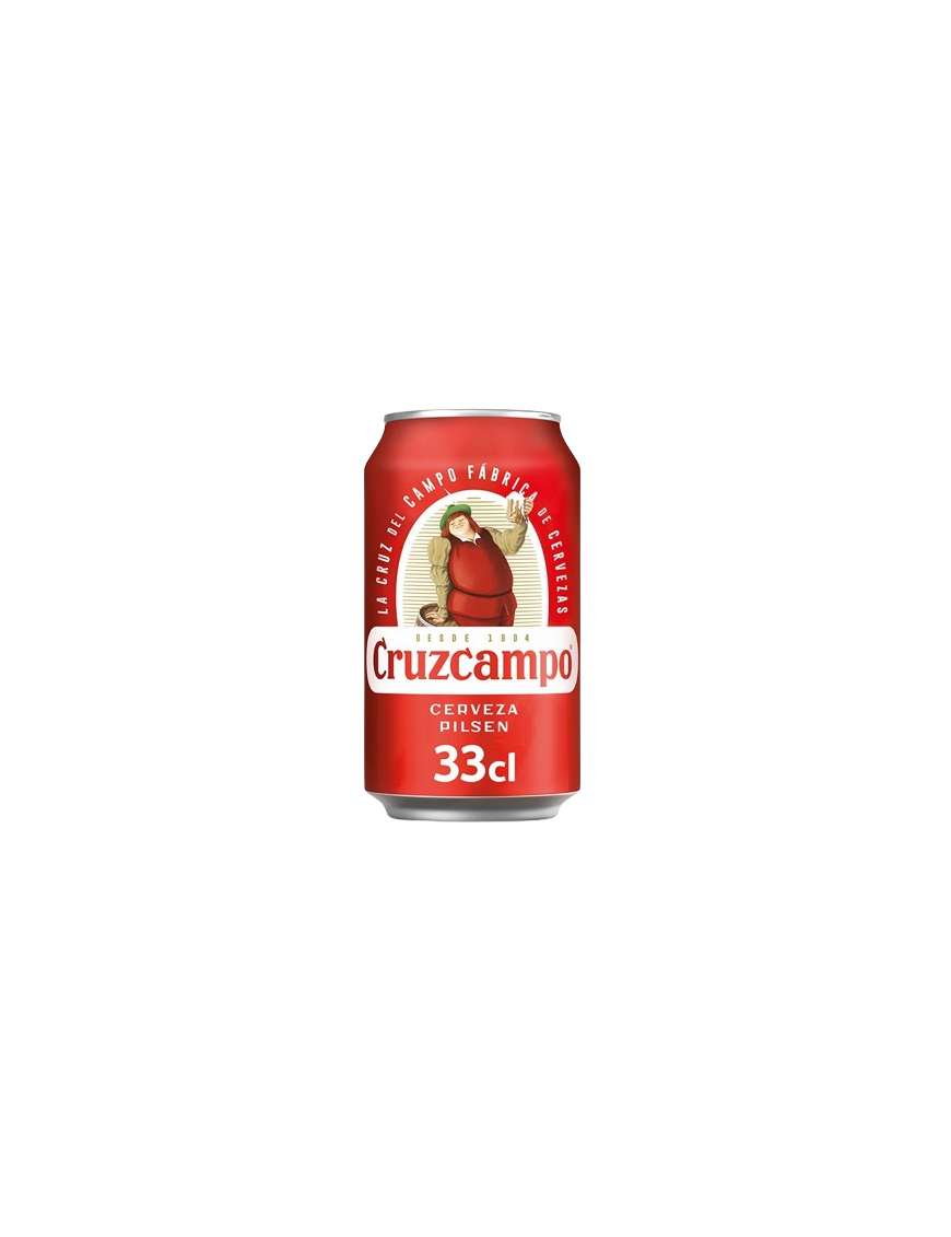 CERVEZA CRUZCAMPO LATA-33. CL.