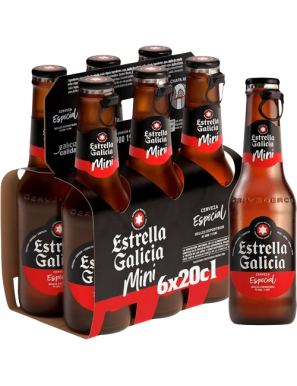 CERVEZA E.GALICIA ESPECIAL(MINI) 5.5% P/6 B/20CL