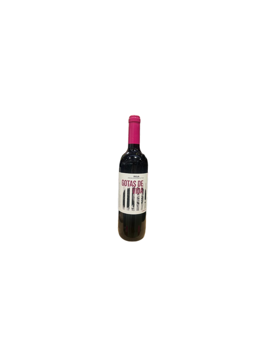 VINO RIOJA.D.O. GOTAS DE VIDA TINTO JOVEN 75CL 