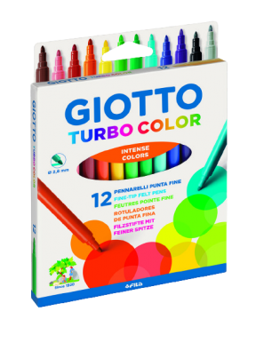 PP ROTULADOR GIOTTO TURBO COLOR PAQUETE 12 UD