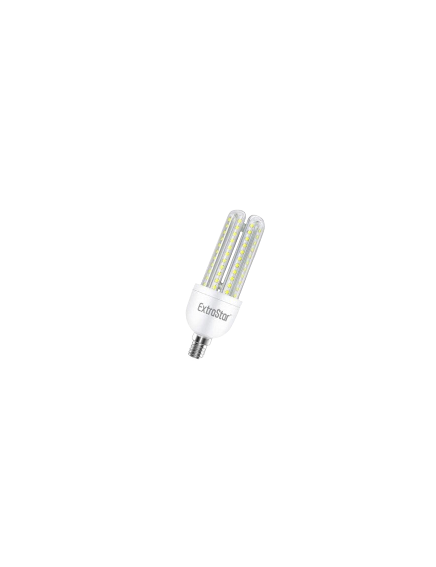 LAMPARA LED EXTRASTA 4 TUBOS LUZ FRIA E14 12W 96W