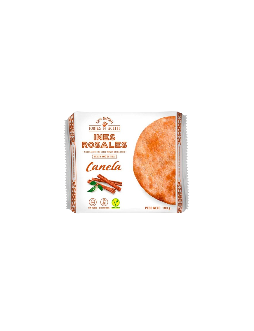 TORTAS ACEITE INES ROSALES C/CANELA 120 GR P/4 UD