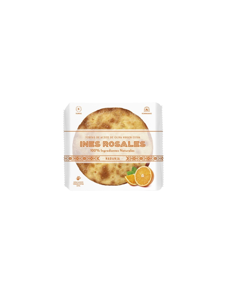 TORTAS ACEITE INES ROSALES C/NARANJA 120 GR P/4 UD