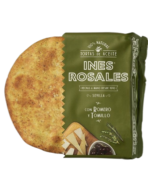 TORTAS ACEITE INES ROSALES C/ROMERO 120 GR P/4 UD