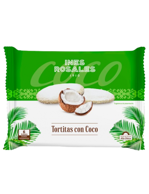 TORTITAS CON COCO INES ROSALES 180GRS P/6 UD