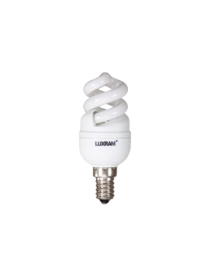 LAMPARA LED EXTRASTAR ESPIRAL  LUZ FRIA E14 6W 44W