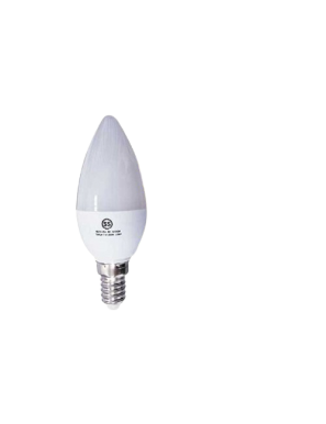 LAMPARA LED HOMEPLUSS VELA LUZ CALIDA E14 7,5W 60W