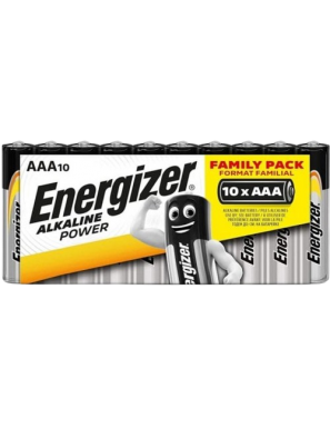 PILAS ENERGIZER ALKALINE LR03 1.5V  B/6+4 UNIDADES