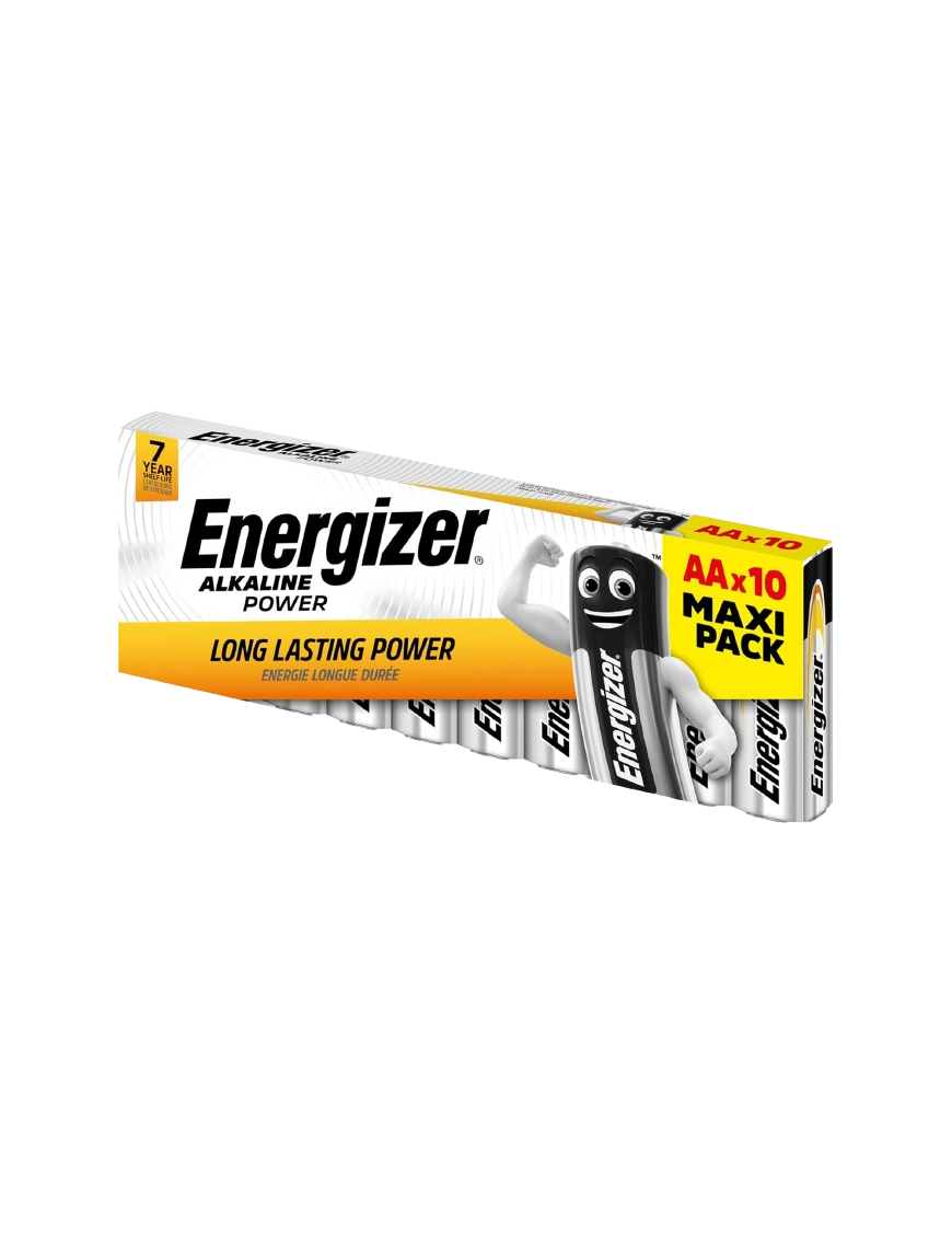 PILAS ENERGIZER ALKALINE LR6  1.5V  B/6+4 UNIDADES