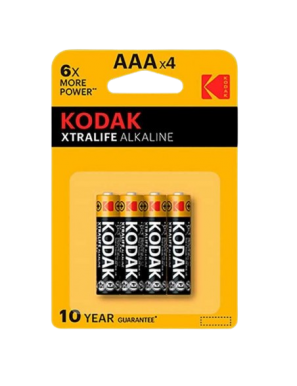 PILAS KODAK ALKALINE LR03 1,5V B/4 UD