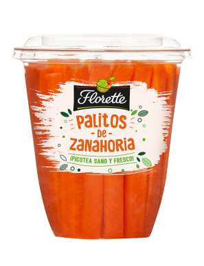 FLORETTE PALITOS ZANAHORIA 165 GR