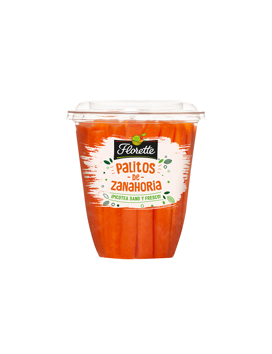 FLORETTE PALITOS ZANAHORIA 165 GR