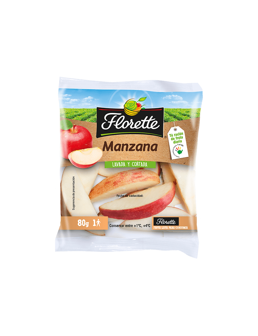 FLORETTE MANZANA FRESCA CORTADA P/ 80 GR