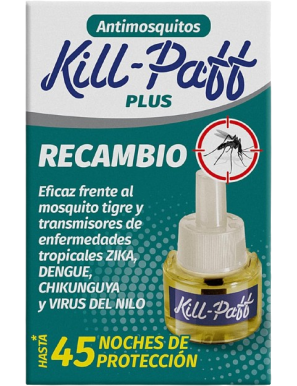 INSECTICIDA KILL PAFF ELECTRICO 1 APARATO + 1 REC.