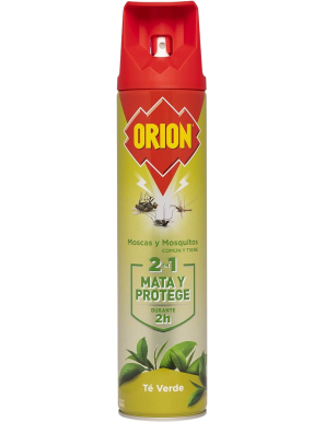 INSECTICIDA ORION SPRAY FRAGANCE TE VERDE 600 ML.