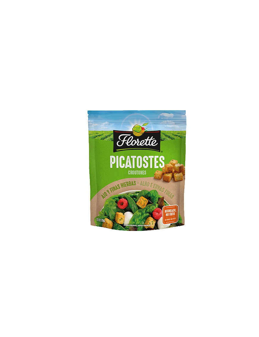 FLORETTE PICATOSTES AJO-FINAS HIERBAS B/70 GR