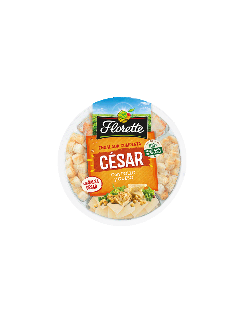 FLORETTE ENSALADA COMPLETA CESAR BARQUETA/205 GR