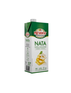 NATA COCINA 12%MG.LIGERA PRESIDENT BRICK 1 L