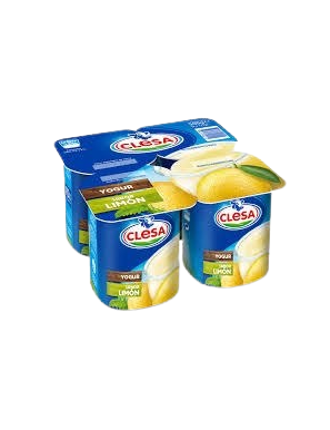 CLESA YOGUR SABOR LIMON PACK-4 UD