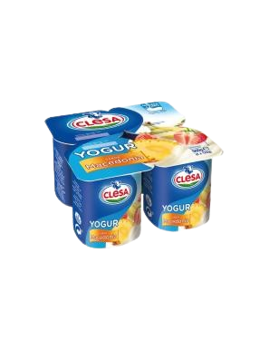 CLESA YOGUR SABOR MACEDONIA PACK-4 UD