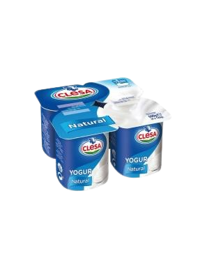 CLESA YOGUR SABOR NATURAL PACK-4 UD