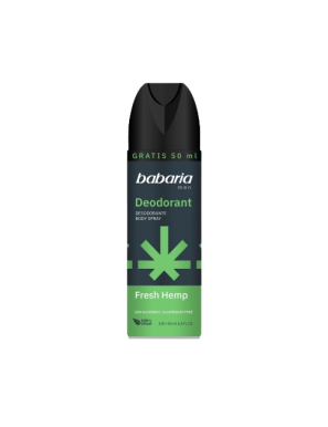 DESODORANTE BABARIA MEN FRESH HEMP SPRAY 150+50ML