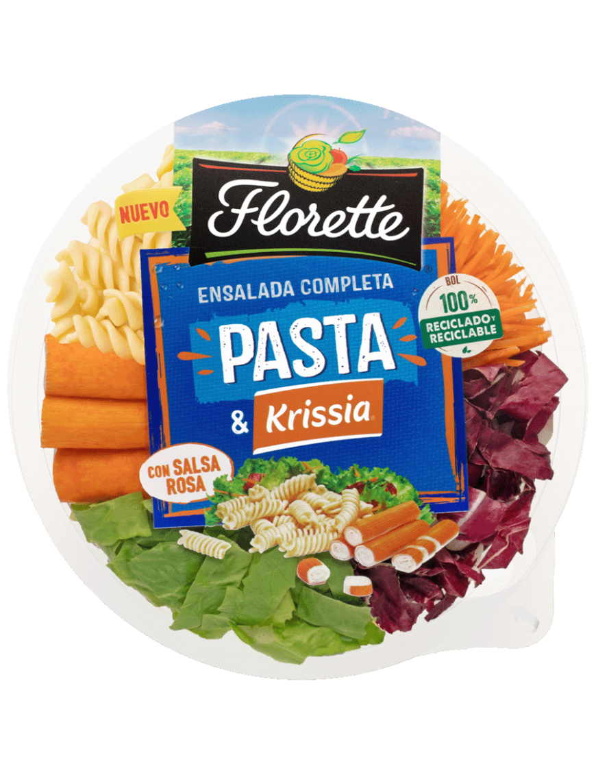 FLORETTE ENSALADA COMPLETA PASTA Y ATUN 325 GR