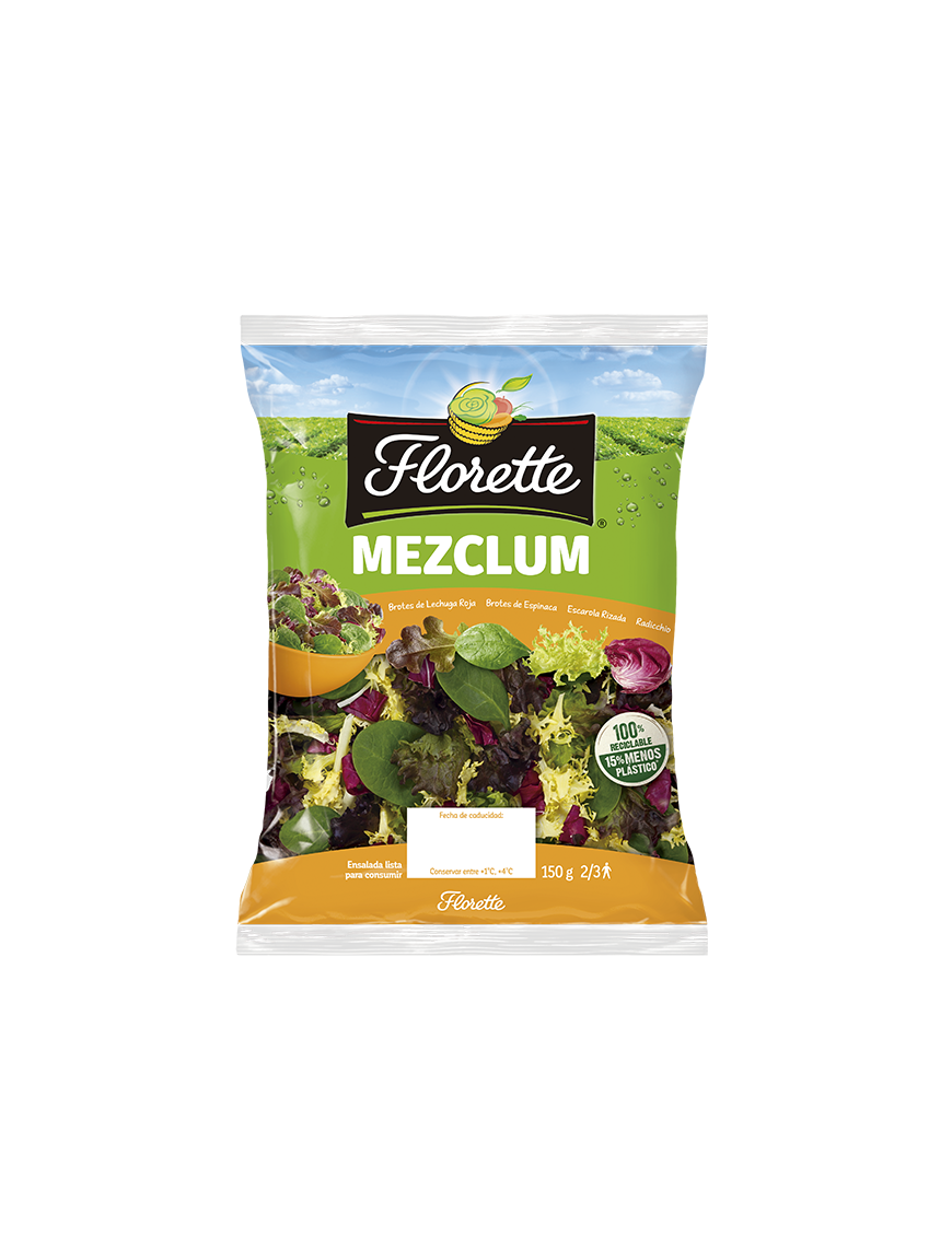 FLORETTE ENSALADA MEZCLUM BOLSA/150 GR