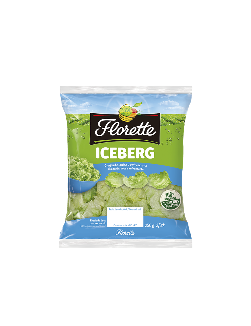 FLORETTE ENSALADA LECHUGA ICEBERG B/250 GR