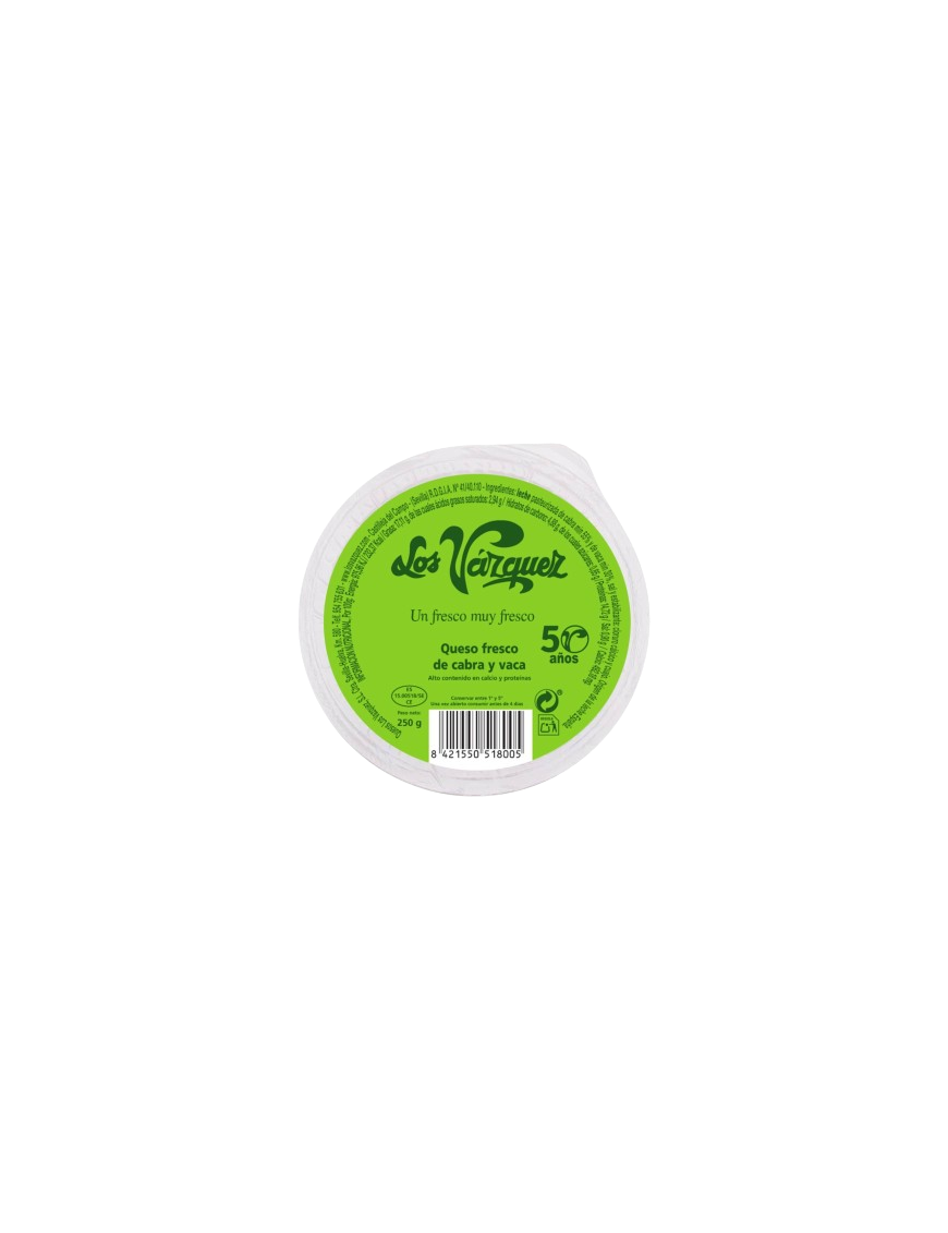 QUESO FRESCO LOS VAZQUEZ MEZCLA T/250 GR