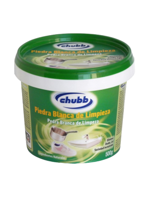 LIMPIADOR MULTIUSO CHUBB PIEDRA BLANCA  500 GR.