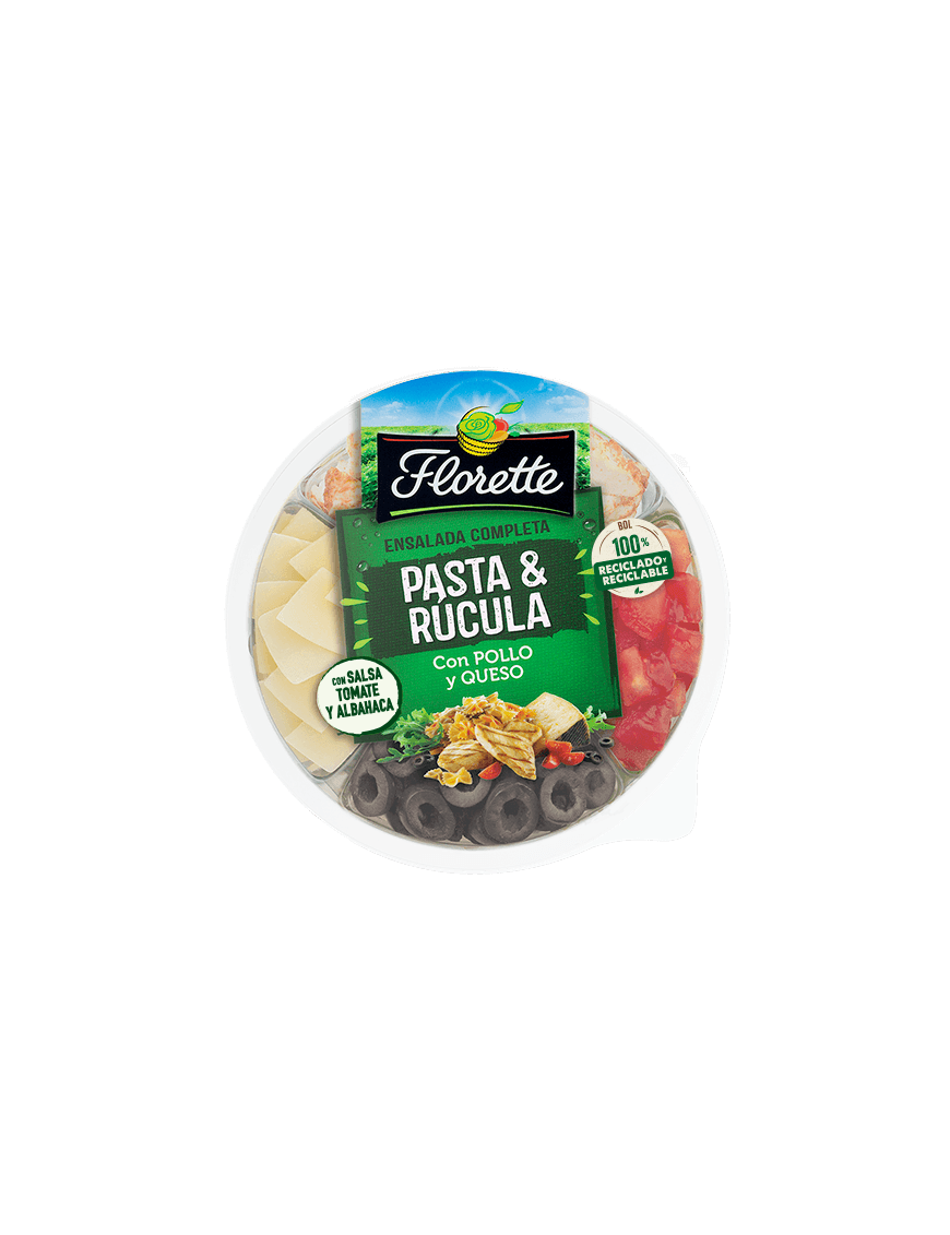 FLORETTE ENSALADA COMPLETA PASTA & RUCULA B/320GR