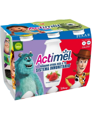 DANONE ACTIMEL FRESA KIDS 6 UD