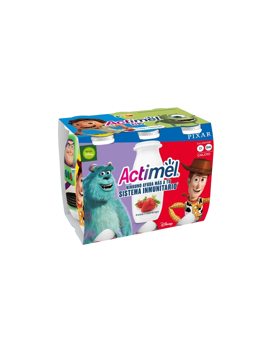 DANONE ACTIMEL FRESA KIDS 6 UD