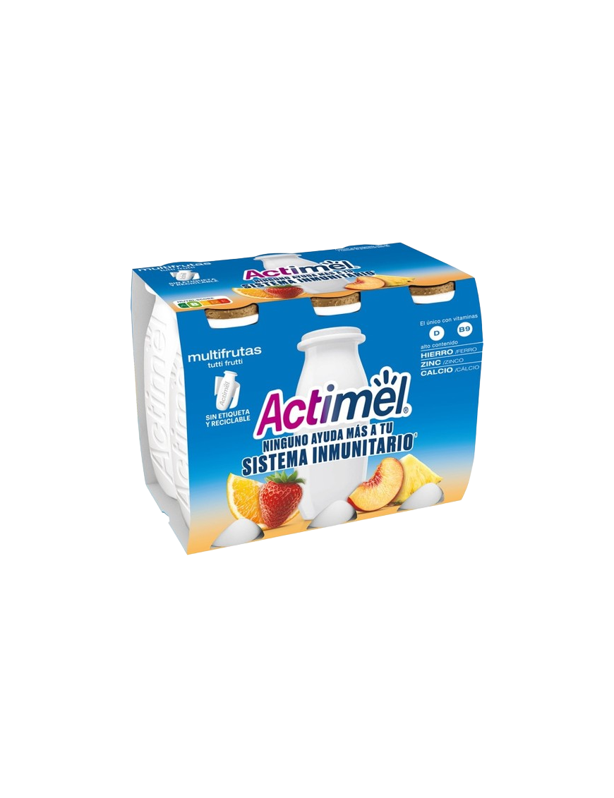 DANONE ACTIMEL MULTIFRUTAS PACK-6 UD