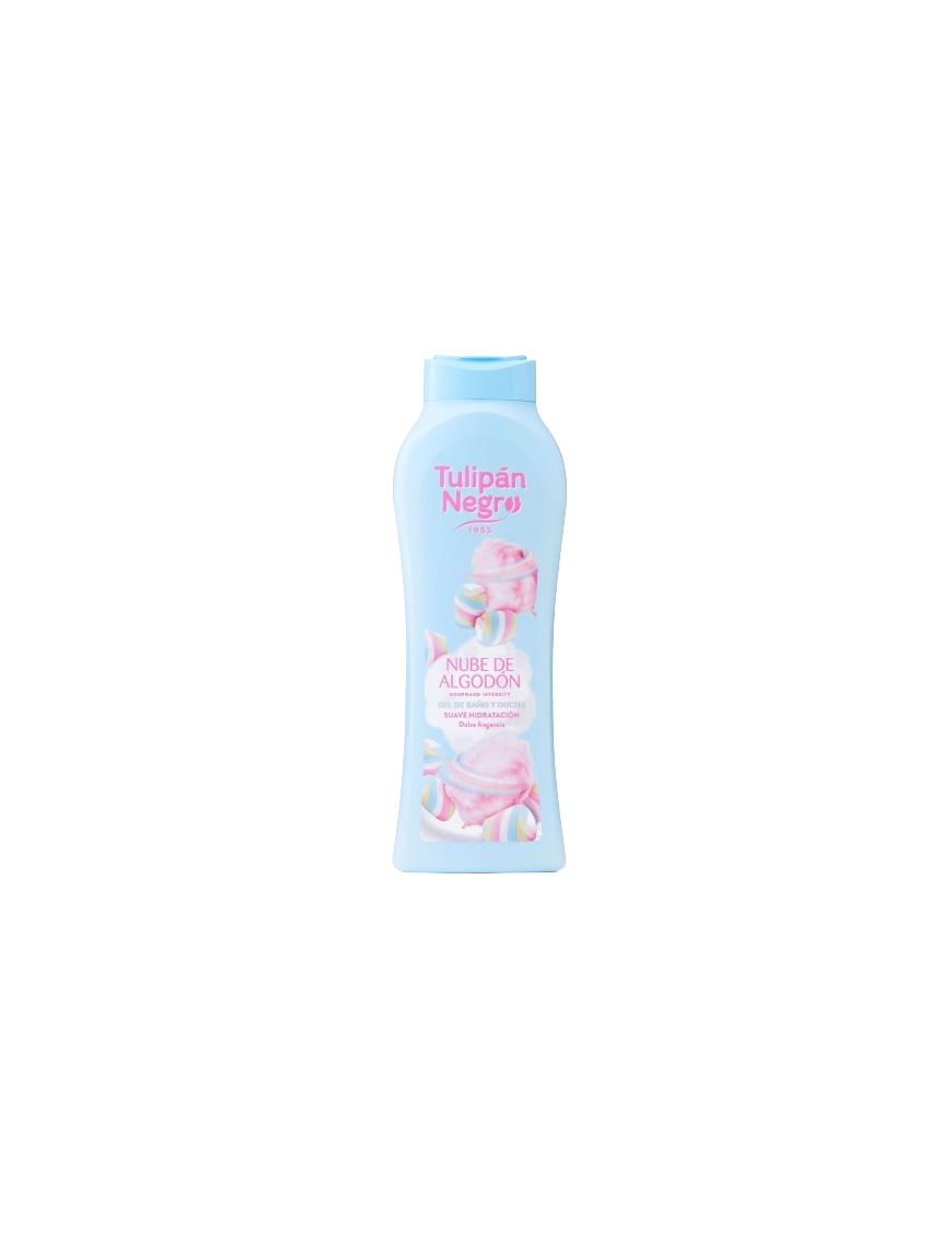 GEL BAÑO TULIPAN NEGRO NUBE ALGODON B/650 ML