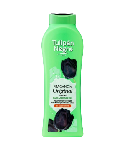 GEL BAÑO TULIPAN NEGRO ORIGINAL B/650 ML