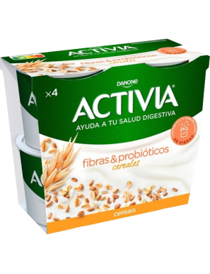 DANONE ACTIVIA CEREALES PACK/4UD