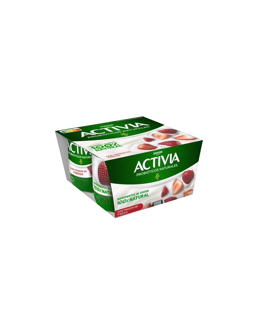 DANONE ACTIVIA CON FRESAS  PACK-4UD