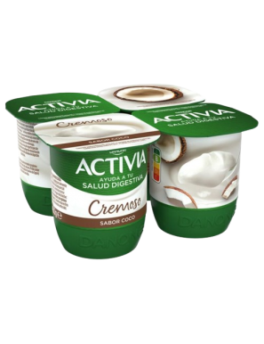 DANONE ACTIVIA CREMOSO COCO P/4UD