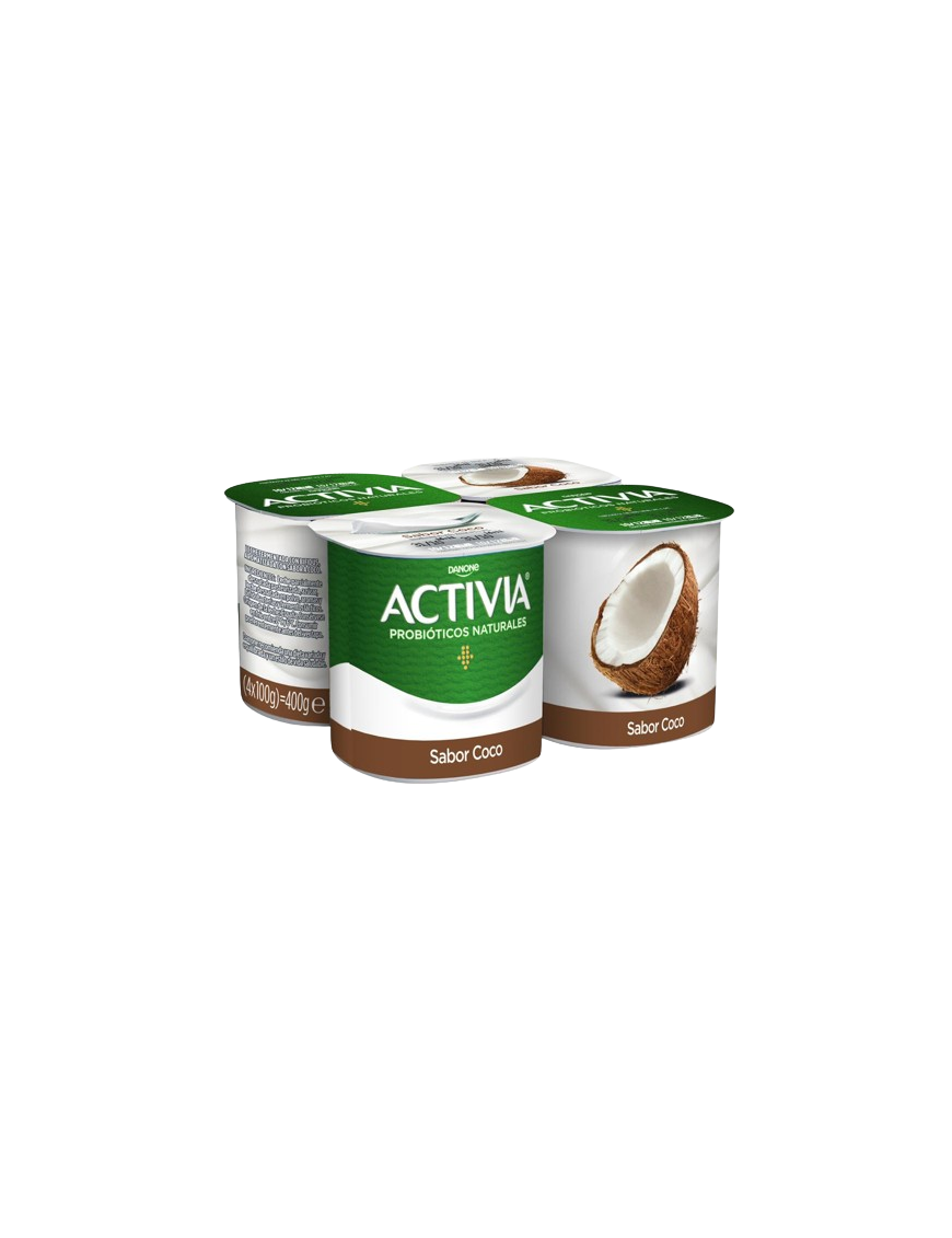 DANONE ACTIVIA SABOR COCO P/4UD