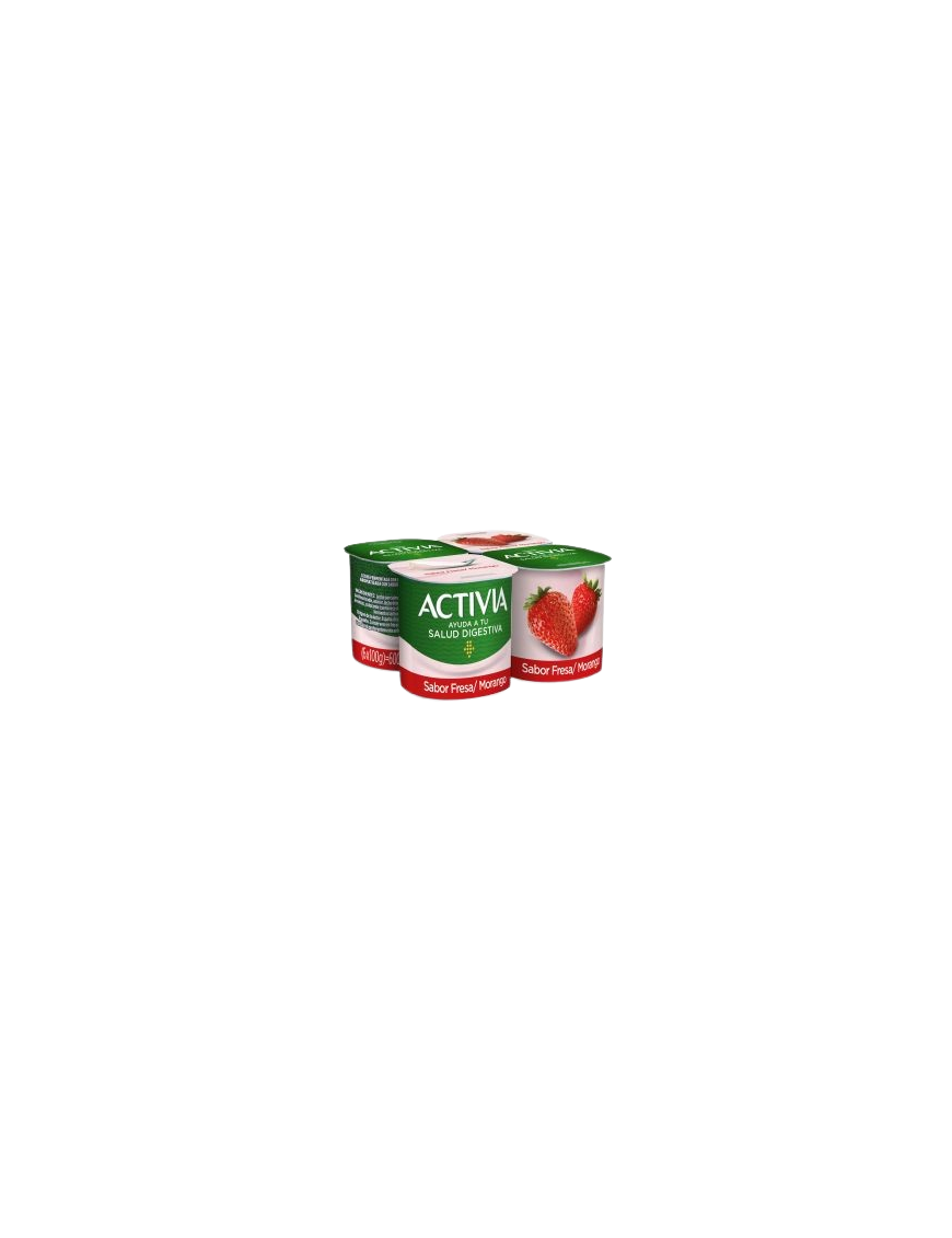 DANONE ACTIVIA SABOR FRESA P/4UD