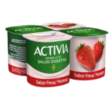 DANONE ACTIVIA SABOR FRESA P/4UD