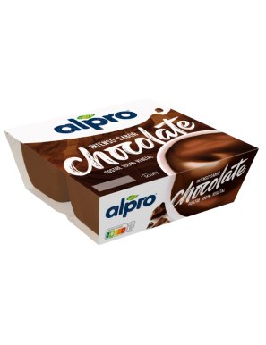 DANONE ALPRO SOJA VEGETAL POSTRE CHOCO NEGRO P/4UD