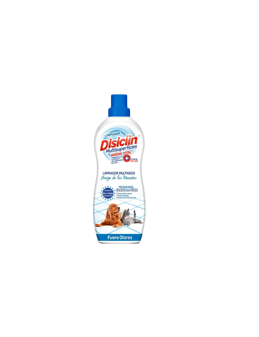 LIMPIADOR ESPECIAL MASCOTAS DISICLIN B/1 L