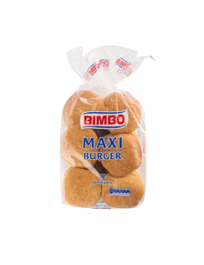 PAN BIMBO BURGUER MAXI 12 UDS